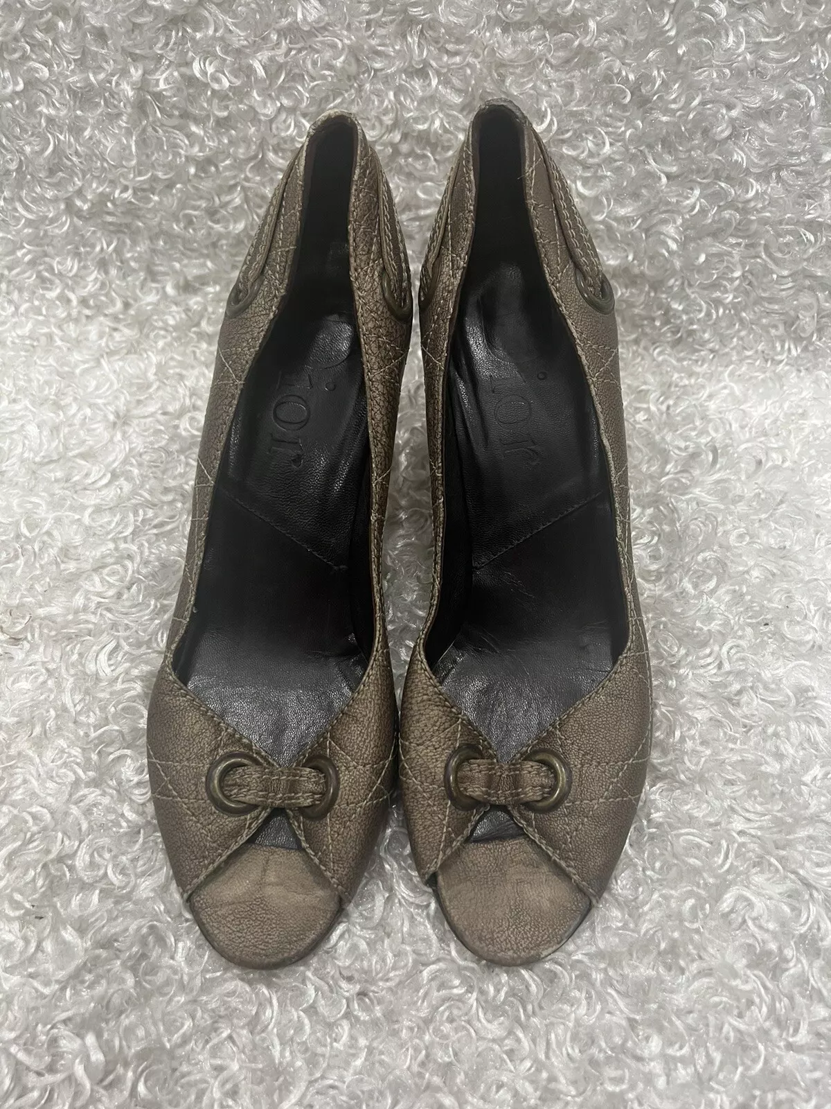 Escarpins chaussures gris taille 36 (6)