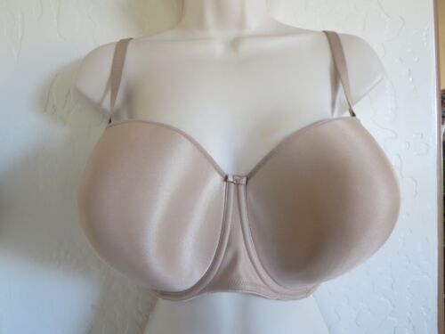 FANTASIE US 34I #4530 SMOOTHING MOULDED STRAPLESS UNDERWIRE BRA, BEIGE, NWOT - Picture 1 of 6