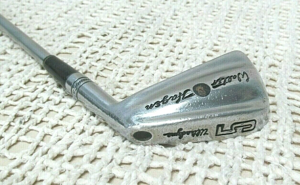 Hierro vintage Walter Hagen ULTRADYNE NEGRO punto 5 DERECHA ~ varilla de acero Reg Flex Foto 3 de 4