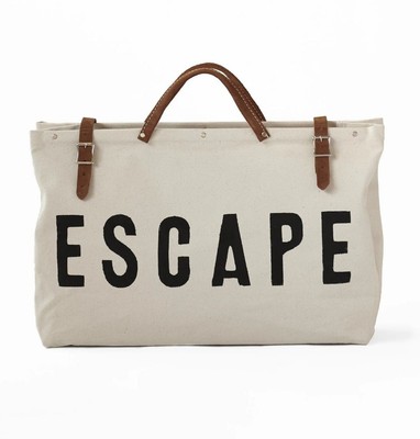 Forestbound Escape Canvas Weekend Bag w/ Leather Straps - Versatile MSRP $106.83
