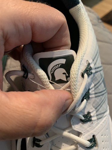 NEW WOMENS SZ 7 NIKE GOLF LUNAR CONTROL SHOES LUNARLON MICHIGAN STATE SPARTANS - Picture 10 of 11