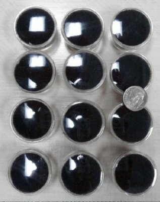 12 Gem jars BLACK foam Inserts display Your gem stones JD023 | eBay