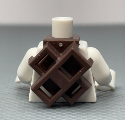 en 加具土命 残灰 LEGO Minifigure Scabbard for 2 Katanas Dark Brown Ninjago Figure