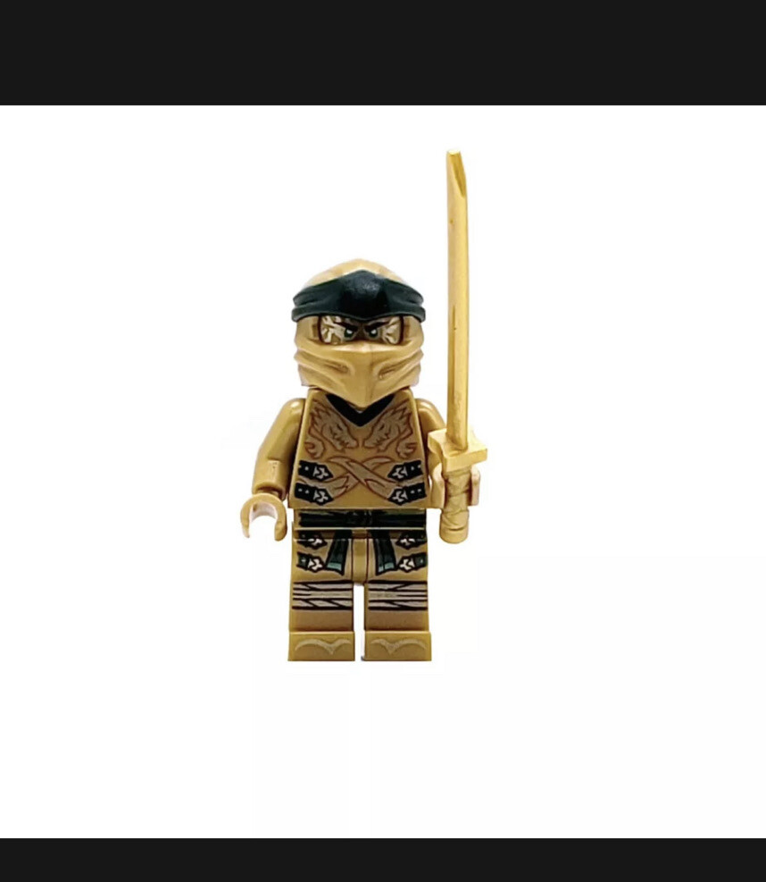 にゃあ Lego Lloyd Golden Ninja Minifigure ONLY!! from Lego set 70666 NEW