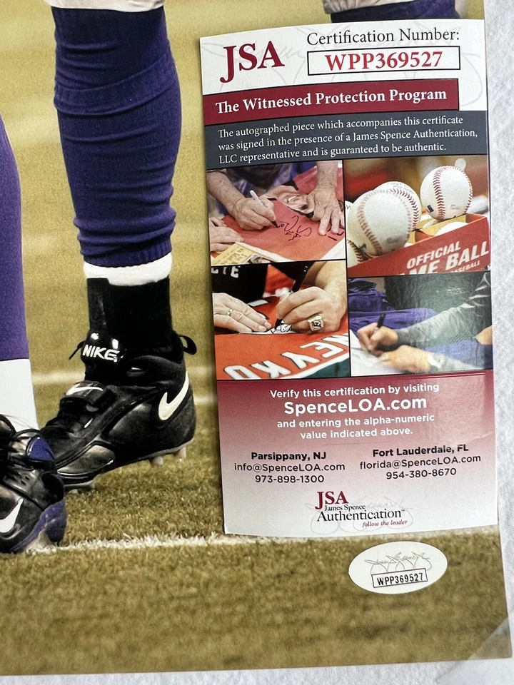 Foto autografiada firmada por Kevin Williams 03-13 Minnesota Vikings 16X20 certificado de autenticidad JSA Foto 3 de 4