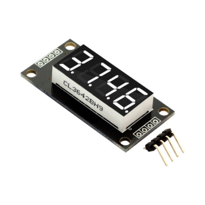 0.36'' TM1637 7-Segment 4-Bit Digital Tube LED White Display Module For #E5