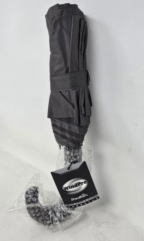 ShedRain WindPro Auto Open Close Compact Windproof Umbrella Vented Teflon Canopy - Image 3 of 4
