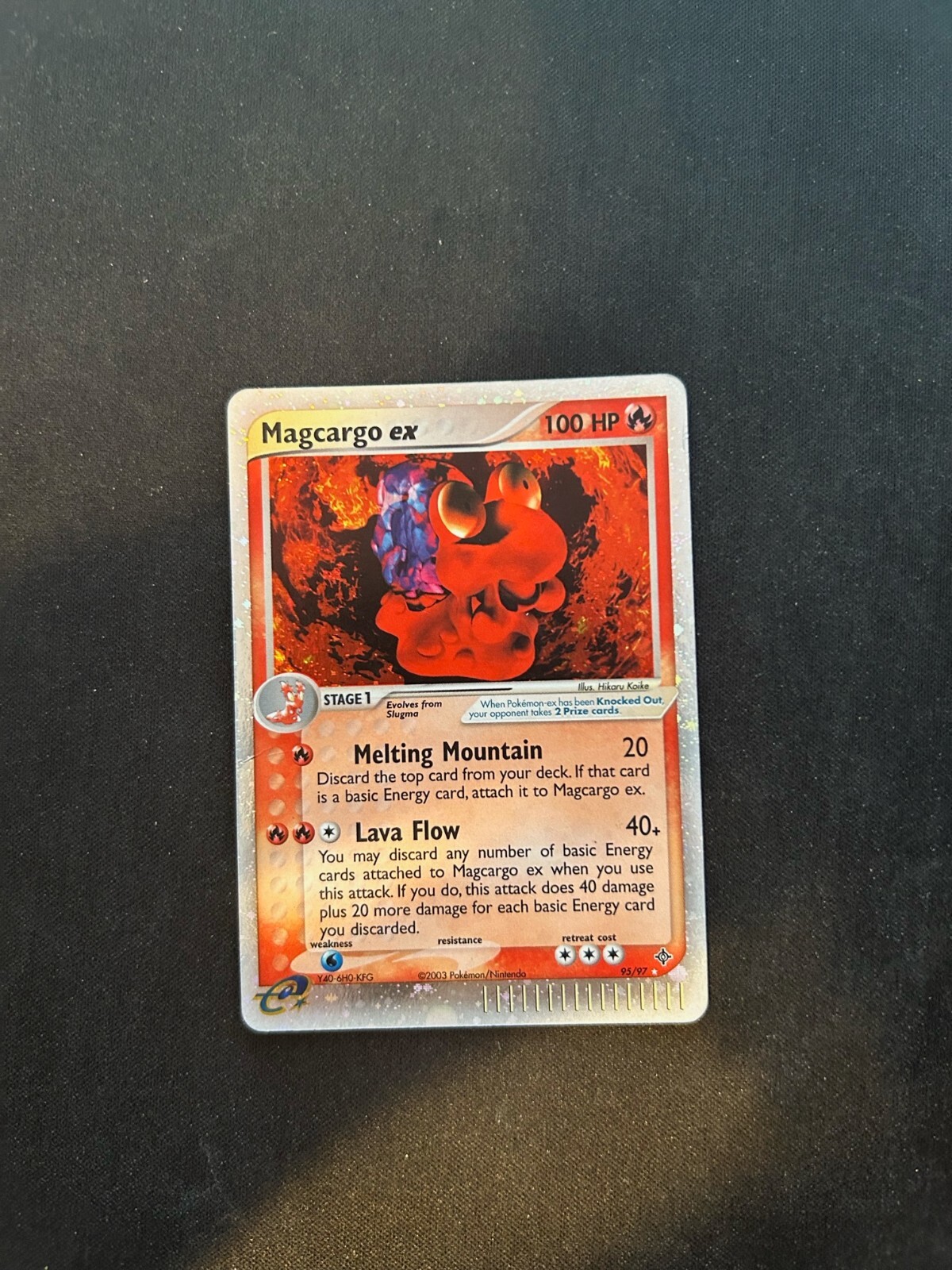 LP Magcargo ex 95/97 Pokemon Dragon Holo