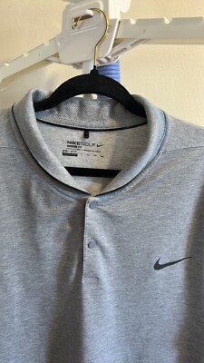 NIKEGOLF Polo Men's Dri-Fit-Size XXL Gray-QUICK FREE SHIPPING!