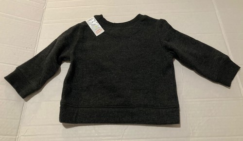 NWT Jumping Beans pastel glitter star Crewneck 3M Sweatshirt Grey - Picture 3 of 3