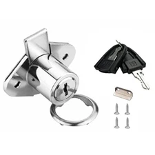 801 Office Furniture Desk Drawer Lock Cabinet Door Locker with Keys 7/8 in. O...
