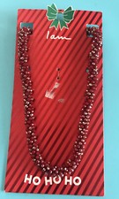New Claire's Women's Girls Necklace Red   Christmas
