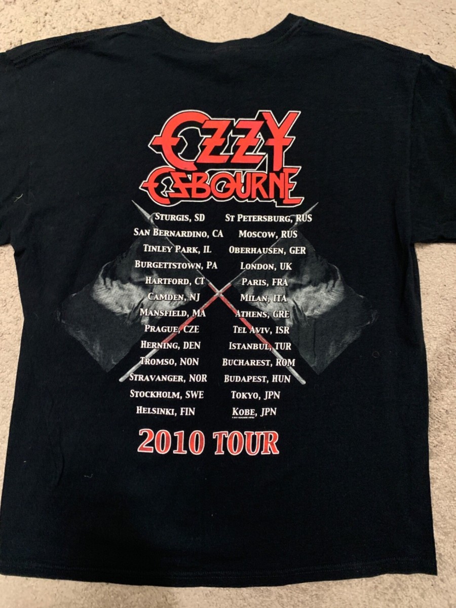 Ozzy Osbourne SCREAM Tour T-Shirt from very first 2010 World
