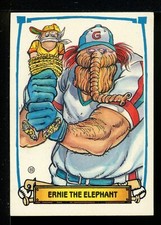 Ernie The Elephant-1988 Leaf Baseball's Greatest Grossouts Stickers #69