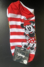 DISNEY NO SHOW 5 PAIRS SIZE 9-11 SHOE SIZE 4-10 NEW WITH TAGS