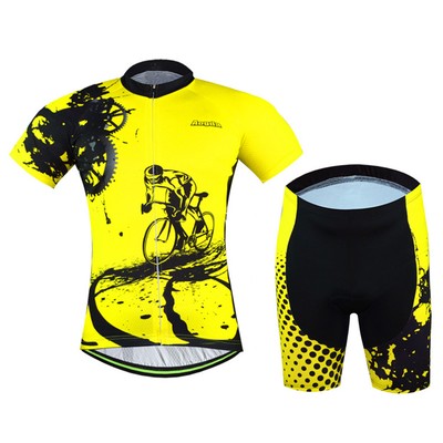 Men's cycling jersey set new arrivals