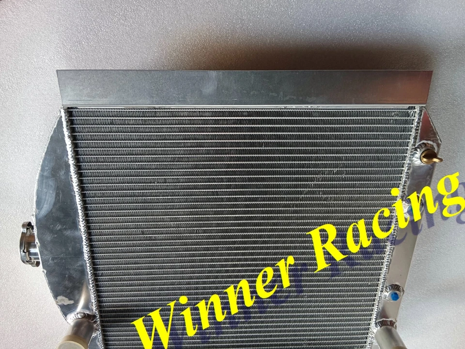 RADIADOR ALUMINIO PARA HENRY J / KAISER-FRAZER A/T 1950-1954 TUBO NÚCLEO 2.2" 1.0" Foto 4 de 4