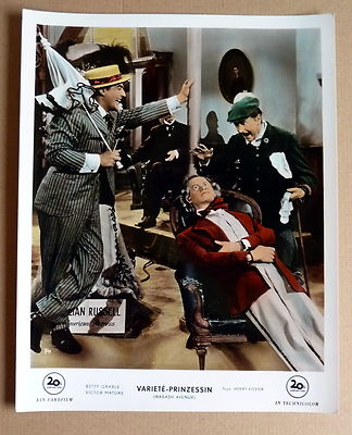 VICTOR MATURE * VARIETÉ-PRINZESSIN - EA-AUSHANGFOTO #3/11 German L C 1952