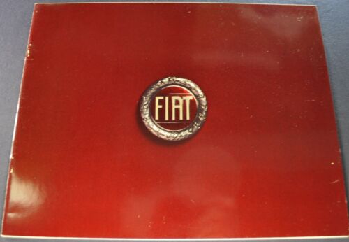 1976 Fiat Brochure 124 Sport Spider X1/9 128 131 Coupe Wagon Excellent Original - Afbeelding 1 van 12