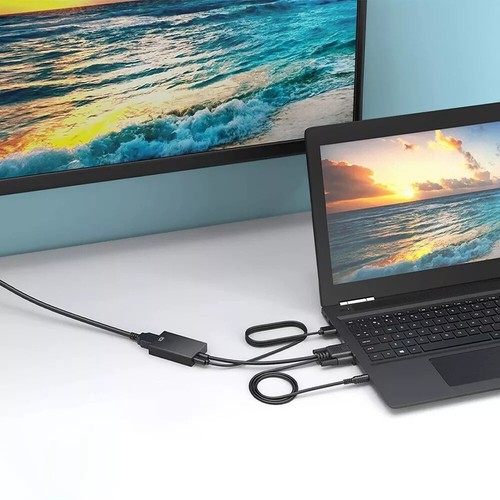1080P VGA auf HDMI Audio-Untersützung Adapter Auflösung VGA zu HDMI PC - Bild 2 von 16