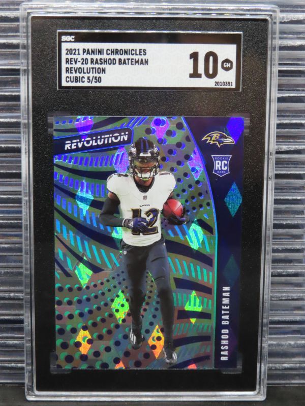 Rashod Bateman Panini Chronicles Revolution #REV20 Cubic