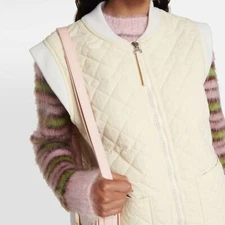 NWT A.P.C. Quilted Emilie Vanille Vest Size EU 34 / US XS (0/2)