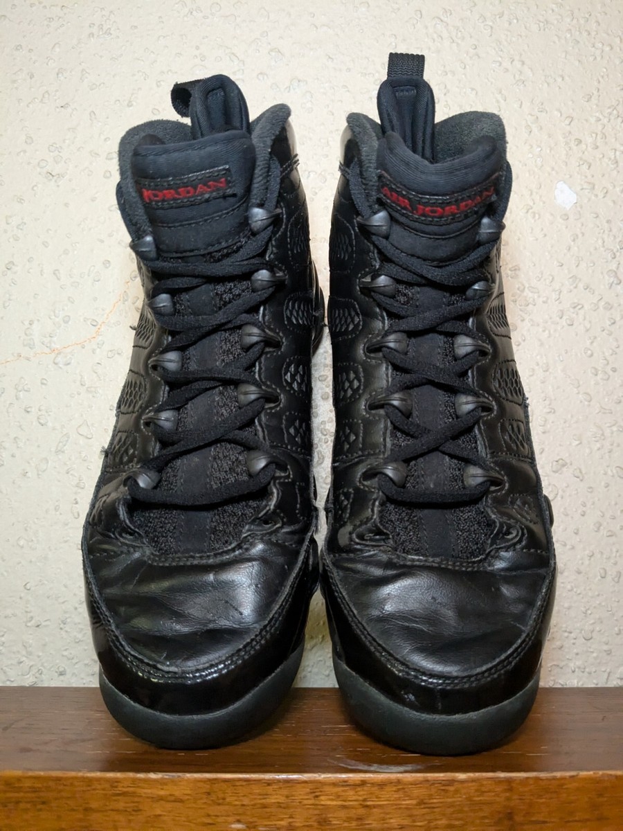 Nike Air Jordan 9 Retro BG Bred Black Red Kids Size 4.5Y US