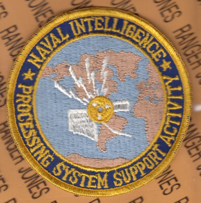 USN Naval Intelligence Processing Systems Support Activity PSSA ~4'' patch m/e
