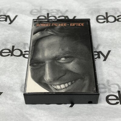Robert Palmer Riptide Cassette Tape 1985 Island Records Addicted to Love 90471-4