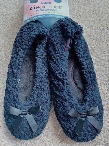 SAOLA Totes suola in pelle scamosciata popcorn slip balletto in pile cuscino nero 3 4 nuovi