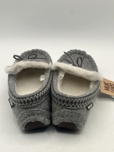 Muk Luks Damen Mokassin Hausschuhe Größe 9 Memory Foam Einlegesohlen grau neu mit Etikett - Bild 9 von 14