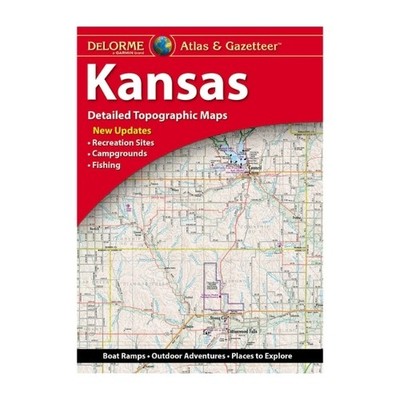 Delorme Atlas & Gazetteer: Kansas (Taschenbuch)