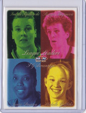 1999 WNBA Hoops Skybox League Leaders #9 MICHELLE GRIFFITHS JANICE BRAXTON RED22