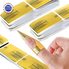 Nail Forms for Gel Builder 100 Pcs Self Adhesive Extension Stickers Nailskey