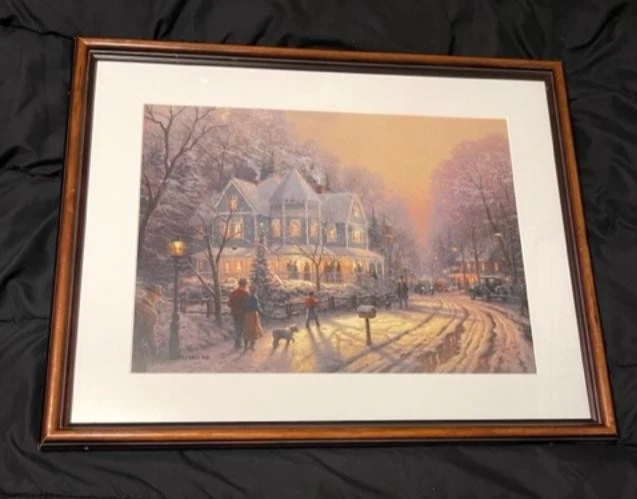 Thomas Kinkade Holiday Gathering In Art Prints for sale | eBay