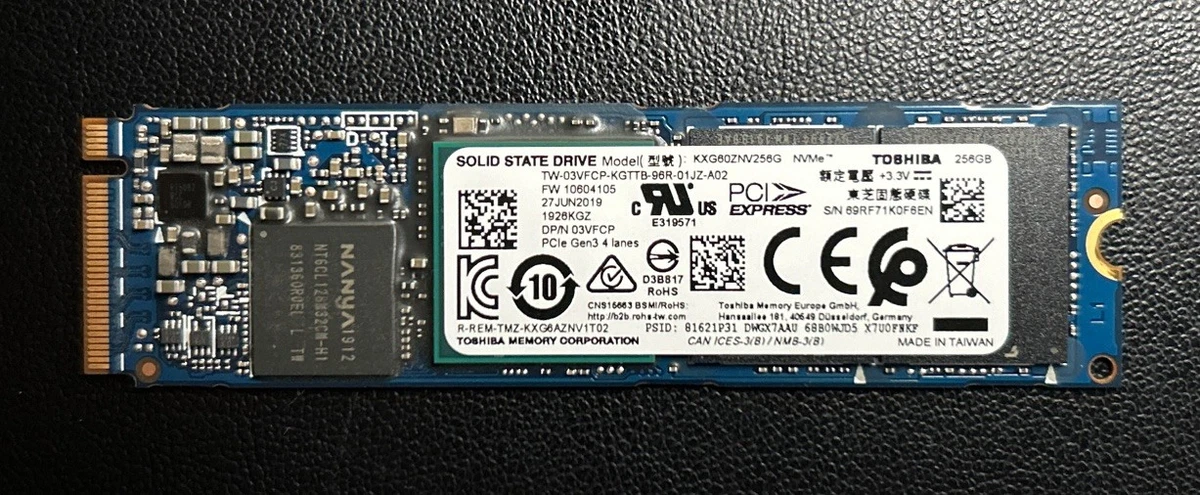 Toshiba M.2 Interface 256 GB Solid State Drives for sale | eBay