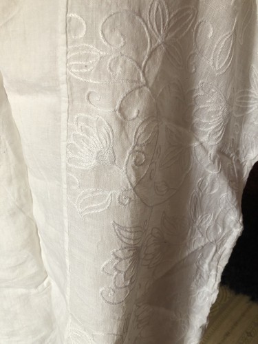 Linen Top short sleeved 20/22 Lungo L'Arno Holiday Casual Smart Pit2pit 26in - Picture 3 of 9