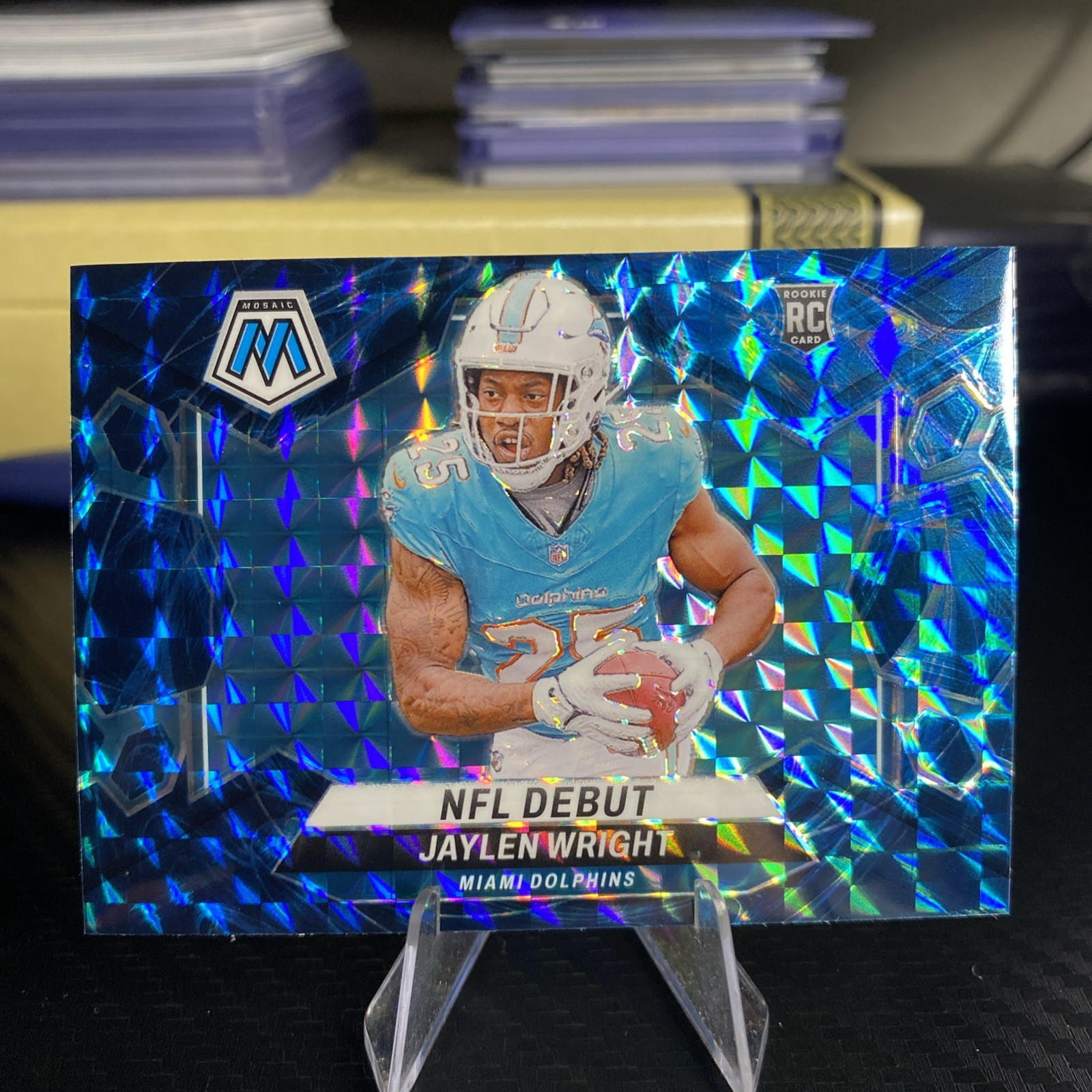 2024 Mosaic Genesis Debut Jaylen Wright SSP ROOKIE CASE HIT