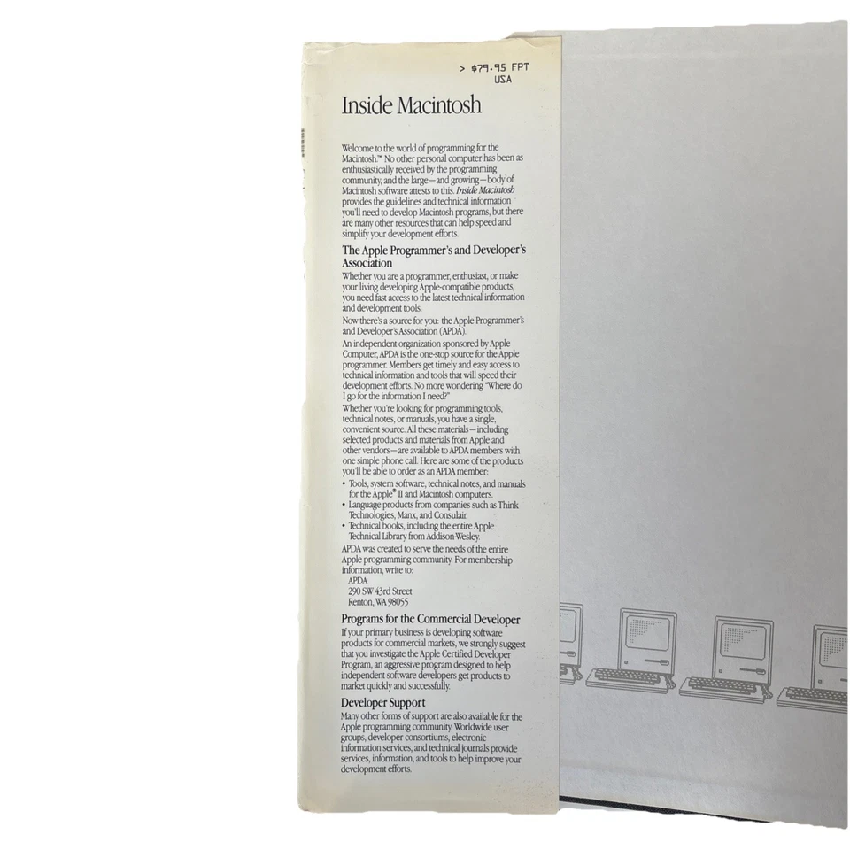 Inside Macintosh Volumes I II and III volumes One Two And Three RARE APPLE BOOK - Image 2 of 4