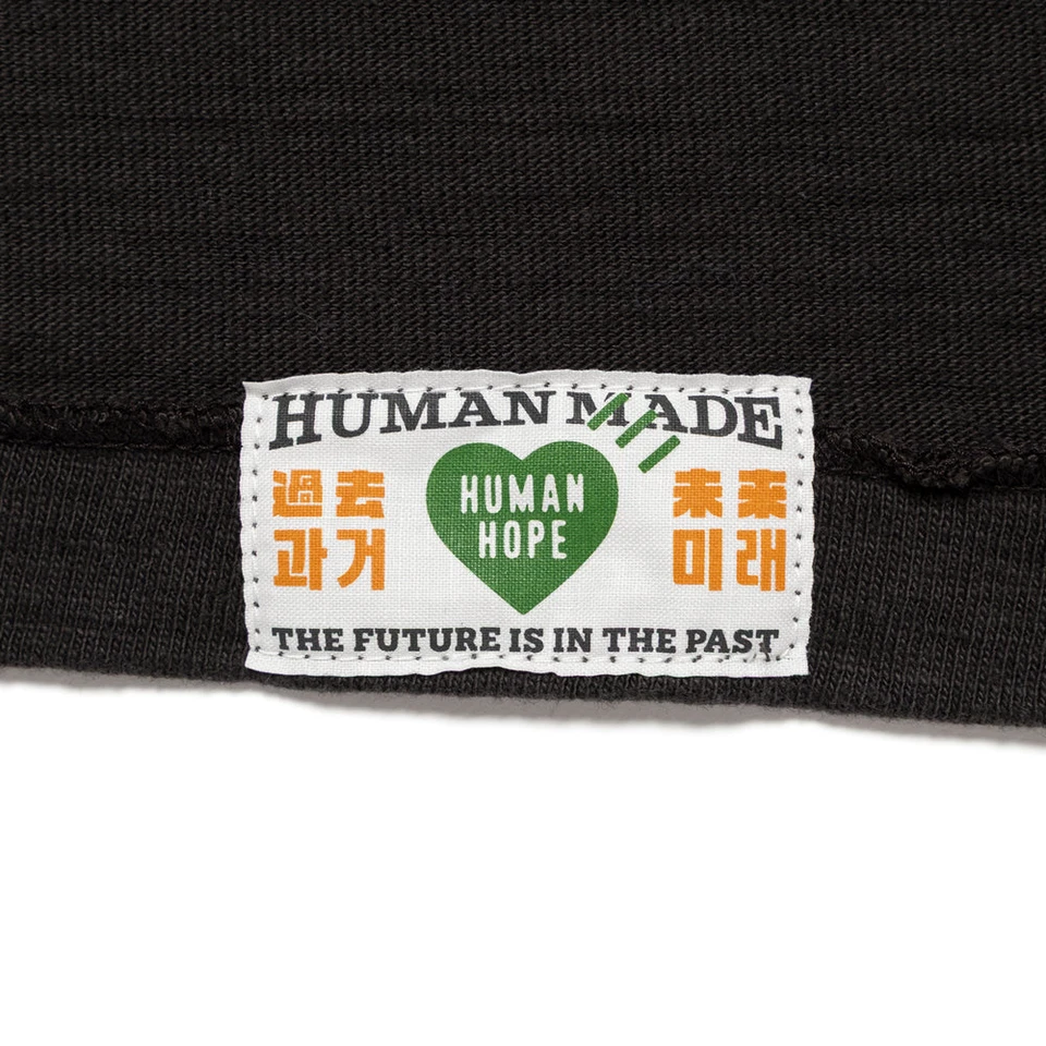 HUMAN MADE x j-hope of BTS Human Hope Graphic T-Shirt Black - Image 4 of 4