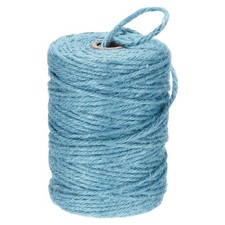 Natural Jute Twine String 328ft x 3mm Long Strong Ribbon Twine Rope Blue