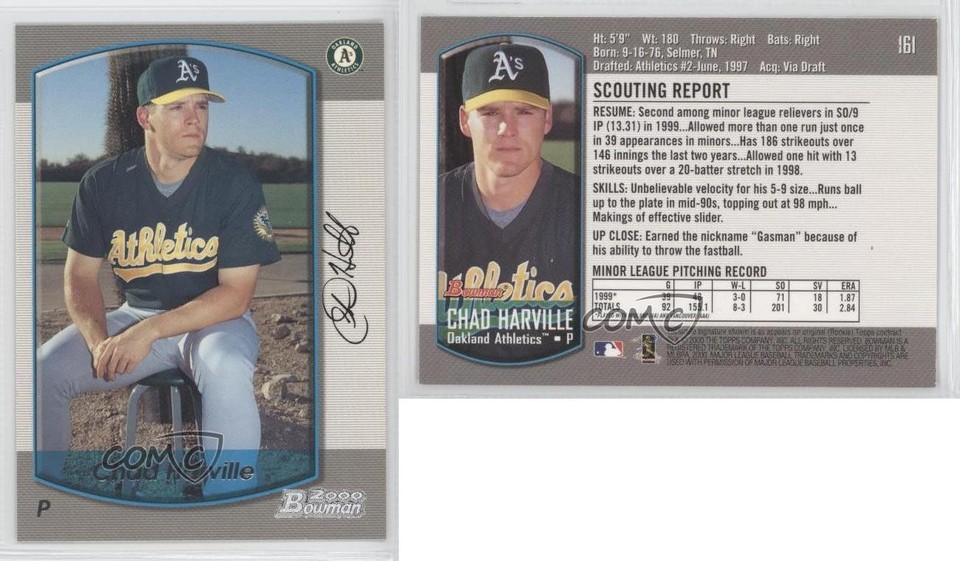 2000 Bowman Chad Harville #161 0c4 | eBay