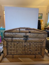 Bamboo Box With Latch, Hole In Back For Plug,...