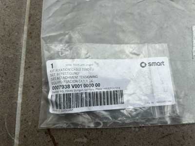 Smart Q0007938V001000000 Set Befestigung Mercedes Original Ersatzteil