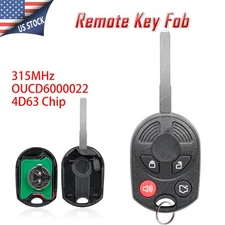 For 2012 2013 2014 2015 2016 2017 2018 2019 Ford Focus Remote Key Fob 4 Buttons
