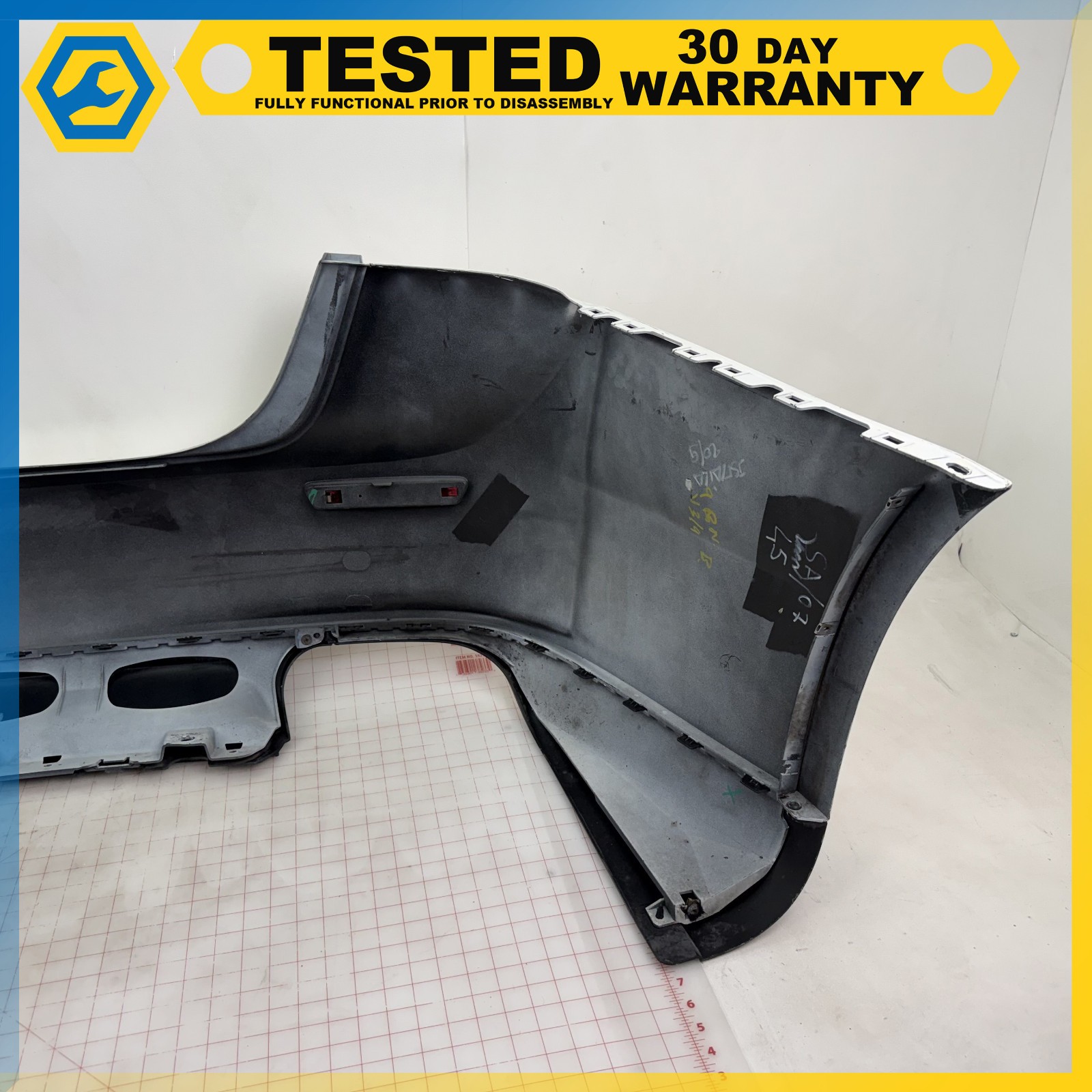 14-16 MASERATI GHIBLI REAR BUMPER COVER White OEM