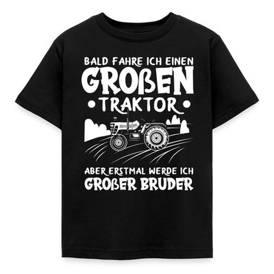 Ich Werde Großer Bruder Traktor Geschenk Kinder T-Shirt