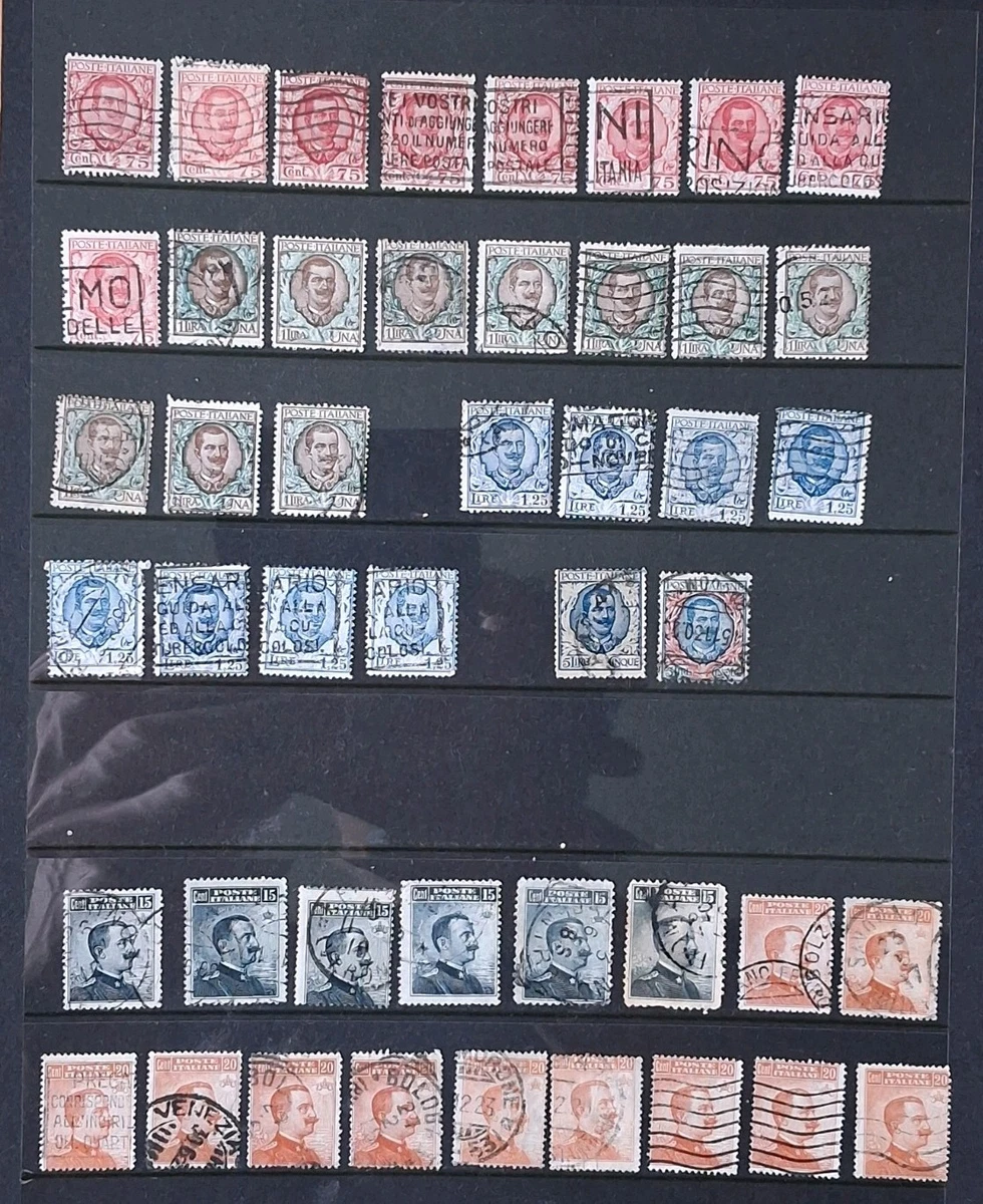 Italien ab 1860 Briefmarken großes Lot gestempelt