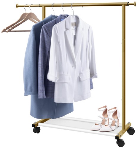 Small Garment Racks for Hanging Clothes Rack Mini Clothing Rack Rolling ...