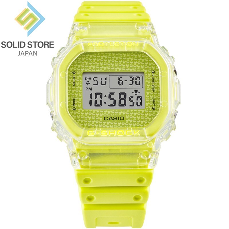 CASIO G-SHOCK DW-5600GL-9JR Lucky Drop Series Digital Watch Yellow 
